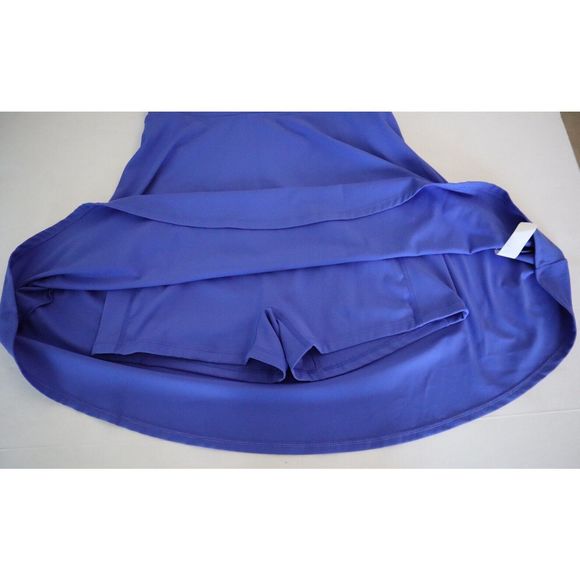 Halara Women's Sz M Blue Play It My Way 2-in-1 Mini Twist Back Activewear Dress - Picture 6 of 9